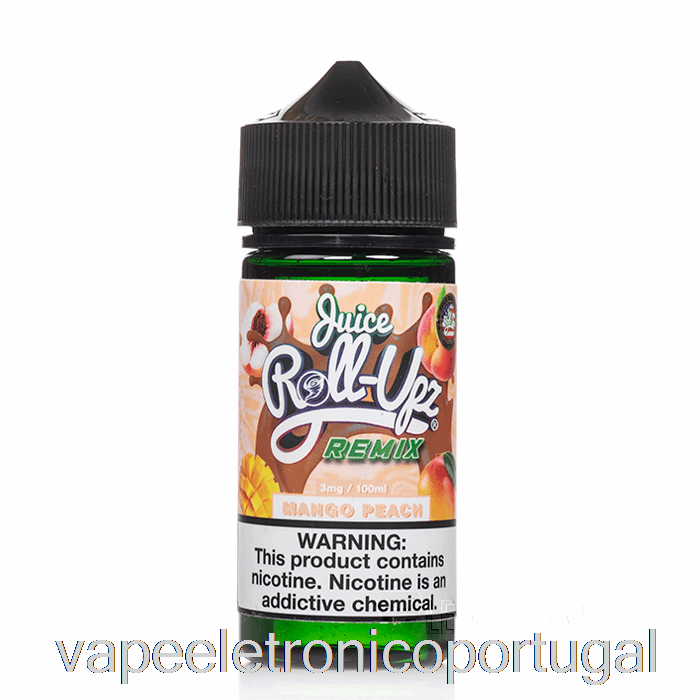 Vape Eletrônico Manga Pêssego - Suco Roll Upz Remix - 100ml 0mg